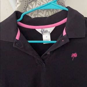 Black Lily Pulitzer polo